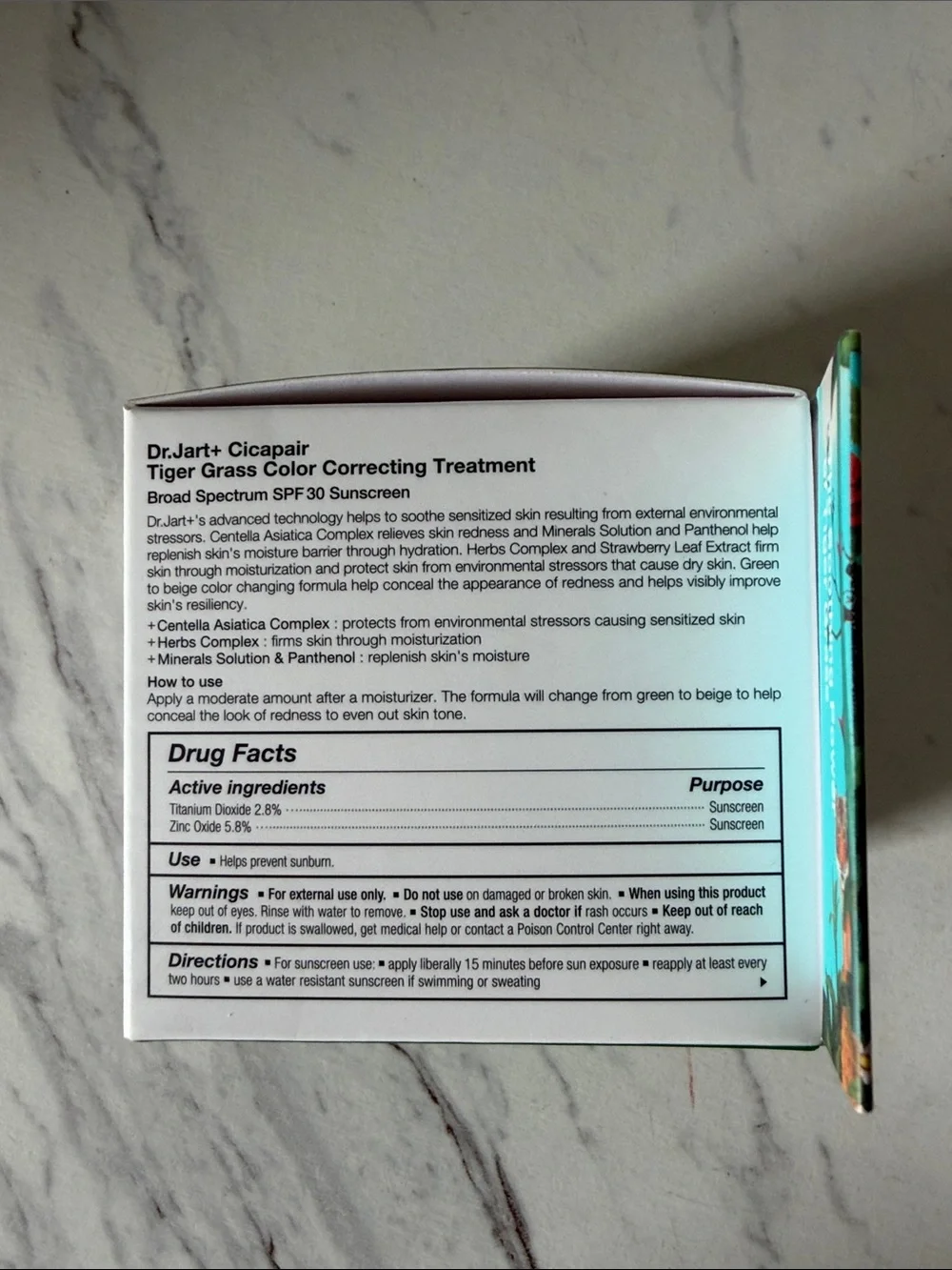 Dr.Jart+ Cicapair Tiger Grass Color Correcting Treatment - Green
